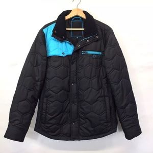 Hurley Men's Size M Black Quilted Jacket Coat
